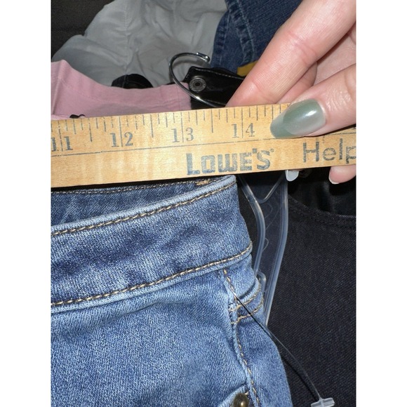 Driftwood Jackie High Rise Jeans‎ Womens 26 X 28 Blue Embroidered Stretch Denim - Picture 6 of 7